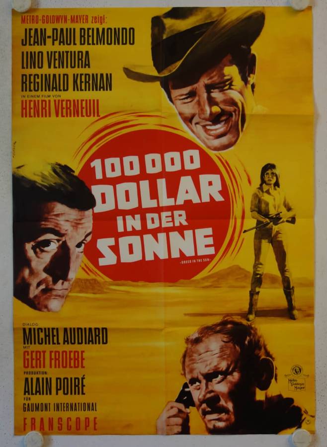 100.000 Dollar in der Sonne originales deutsches Filmplakat